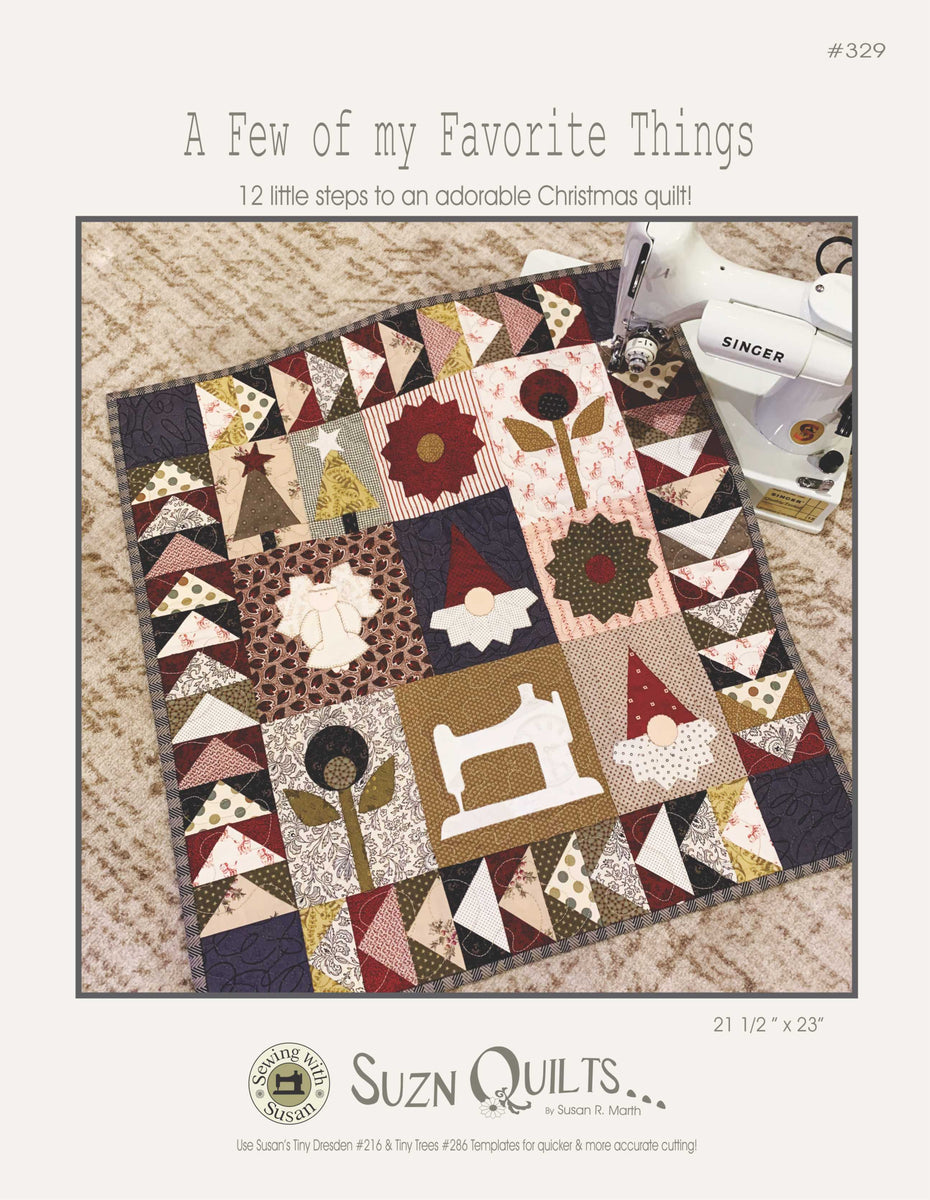 P3-180-5 All My Favorite Things - Printable Quilt Label PDF Download
