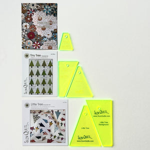 2 Trees Plus Tiny Dresden Template Sets - Tiny Dresden & Tiny & Little Trees included