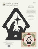 Nativity Large Silhouette (with fusible web)