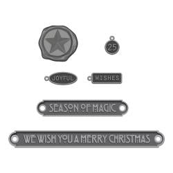 Tim Holtz Christmas Word Plaques #TH94352 - NEW- Now available!