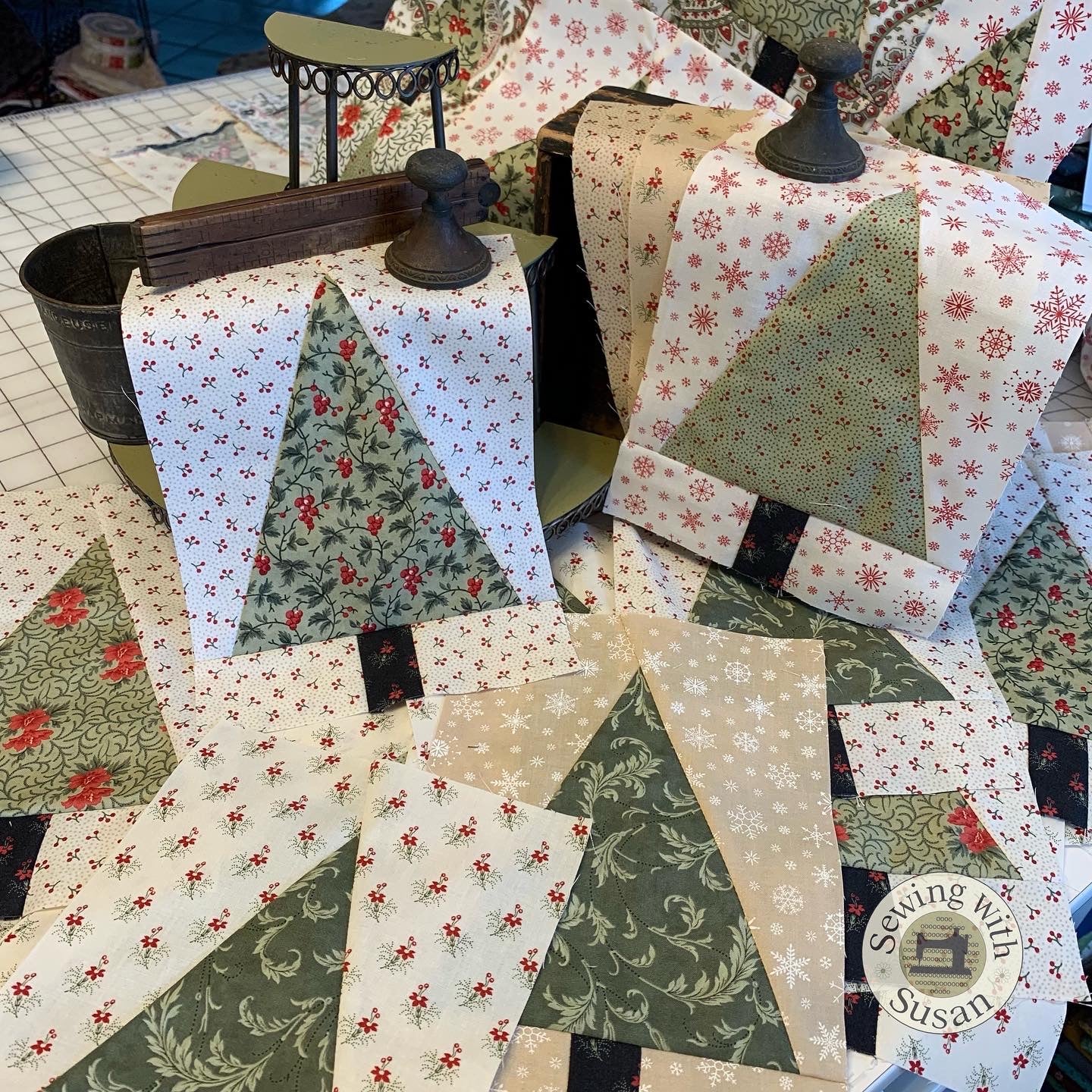 Mini Tree Template Set Suzn Quilts