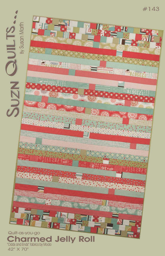 Quilt-as-you-go Jellyroll Joyride Quilt Kit