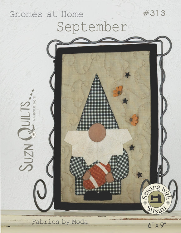 Gnomes At Home September w/ Buttons