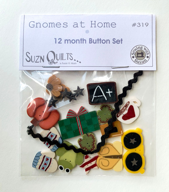 Gnomes At Home 12 Month Extra Button Set only