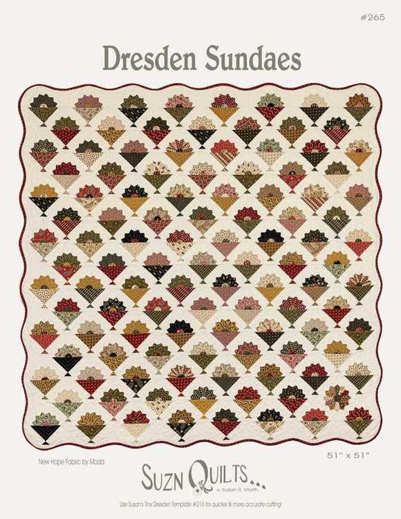 Mini Dresden Plate Template - by Suzn Quilts - 738435948528