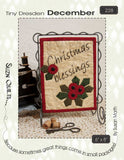Tiny Dresden December w/ Buttons