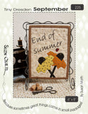 Tiny Dresden September w/ Buttons